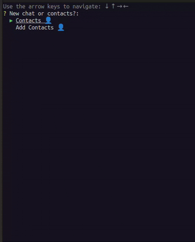 creating a new chat